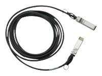 Cisco SFP+ Copper Twinax Cable - Câble à attache directe - SFP+ pour SFP+ - 1 m - twinaxial - reconditionné - pour 250 Series; Catalyst 2960, 2960G, 2960S, ESS9300; Nexus 93180, 9336, 9372; UCS 6140, C4200 SFP-H10GB-CU1M-RF