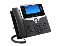 Cisco IP Phone 8841 - Téléphone VoIP - SIP, RTCP, RTP, SRTP, SDP - 5 lignes - Charbon - reconditionné CP-8841-K9-RF